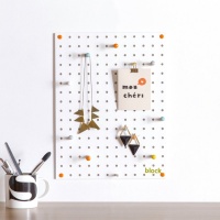 White Pegboard by Block Design the perfect noticeboard